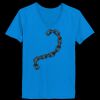 Ladies’  Junior Fine Jersey V-Neck Longer Length T-Shirt Thumbnail