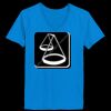 Ladies’  Junior Fine Jersey V-Neck Longer Length T-Shirt Thumbnail