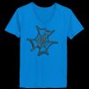Ladies’  Junior Fine Jersey V-Neck Longer Length T-Shirt Thumbnail