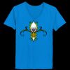 Ladies’  Junior Fine Jersey V-Neck Longer Length T-Shirt Thumbnail