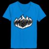 Ladies’  Junior Fine Jersey V-Neck Longer Length T-Shirt Thumbnail