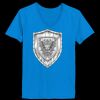 Ladies’  Junior Fine Jersey V-Neck Longer Length T-Shirt Thumbnail