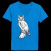 Ladies’  Junior Fine Jersey V-Neck Longer Length T-Shirt Thumbnail