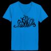 Ladies’  Junior Fine Jersey V-Neck Longer Length T-Shirt Thumbnail