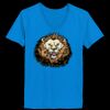 Ladies’  Junior Fine Jersey V-Neck Longer Length T-Shirt Thumbnail