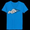 Ladies’  Junior Fine Jersey V-Neck Longer Length T-Shirt Thumbnail
