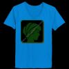 Ladies’  Junior Fine Jersey V-Neck Longer Length T-Shirt Thumbnail