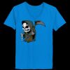 Ladies’  Junior Fine Jersey V-Neck Longer Length T-Shirt Thumbnail