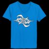 Ladies’  Junior Fine Jersey V-Neck Longer Length T-Shirt Thumbnail
