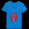 Ladies’  Junior Fine Jersey V-Neck Longer Length T-Shirt Thumbnail