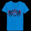 Ladies’  Junior Fine Jersey V-Neck Longer Length T-Shirt Thumbnail