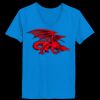 Ladies’  Junior Fine Jersey V-Neck Longer Length T-Shirt Thumbnail