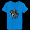 Ladies’  Junior Fine Jersey V-Neck Longer Length T-Shirt Thumbnail