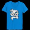Ladies’  Junior Fine Jersey V-Neck Longer Length T-Shirt Thumbnail