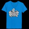 Ladies’  Junior Fine Jersey V-Neck Longer Length T-Shirt Thumbnail
