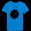 Ladies’  Junior Fine Jersey V-Neck Longer Length T-Shirt Thumbnail