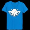 Ladies’  Junior Fine Jersey V-Neck Longer Length T-Shirt Thumbnail
