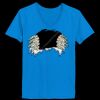 Ladies’  Junior Fine Jersey V-Neck Longer Length T-Shirt Thumbnail