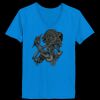 Ladies’  Junior Fine Jersey V-Neck Longer Length T-Shirt Thumbnail