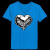 Ladies’  Junior Fine Jersey V-Neck Longer Length T-Shirt Thumbnail