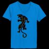 Ladies’  Junior Fine Jersey V-Neck Longer Length T-Shirt Thumbnail