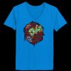 Ladies’  Junior Fine Jersey V-Neck Longer Length T-Shirt Thumbnail