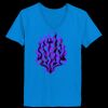 Ladies’  Junior Fine Jersey V-Neck Longer Length T-Shirt Thumbnail