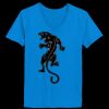 Ladies’  Junior Fine Jersey V-Neck Longer Length T-Shirt Thumbnail