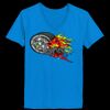 Ladies’  Junior Fine Jersey V-Neck Longer Length T-Shirt Thumbnail