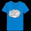 Ladies’  Junior Fine Jersey V-Neck Longer Length T-Shirt Thumbnail