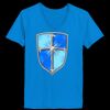 Ladies’  Junior Fine Jersey V-Neck Longer Length T-Shirt Thumbnail
