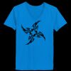 Ladies’  Junior Fine Jersey V-Neck Longer Length T-Shirt Thumbnail