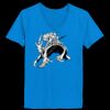 Ladies’  Junior Fine Jersey V-Neck Longer Length T-Shirt Thumbnail