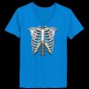 Ladies’  Junior Fine Jersey V-Neck Longer Length T-Shirt Thumbnail