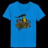 Ladies’  Junior Fine Jersey V-Neck Longer Length T-Shirt Thumbnail