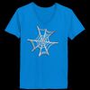 Ladies’  Junior Fine Jersey V-Neck Longer Length T-Shirt Thumbnail