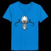 Ladies’  Junior Fine Jersey V-Neck Longer Length T-Shirt Thumbnail