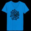 Ladies’  Junior Fine Jersey V-Neck Longer Length T-Shirt Thumbnail