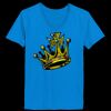 Ladies’  Junior Fine Jersey V-Neck Longer Length T-Shirt Thumbnail