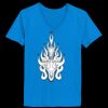 Ladies’  Junior Fine Jersey V-Neck Longer Length T-Shirt Thumbnail