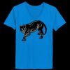 Ladies’  Junior Fine Jersey V-Neck Longer Length T-Shirt Thumbnail