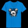 Ladies’  Junior Fine Jersey V-Neck Longer Length T-Shirt Thumbnail