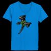 Ladies’  Junior Fine Jersey V-Neck Longer Length T-Shirt Thumbnail