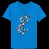 Ladies’  Junior Fine Jersey V-Neck Longer Length T-Shirt Thumbnail