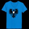 Ladies’  Junior Fine Jersey V-Neck Longer Length T-Shirt Thumbnail