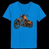 Ladies’  Junior Fine Jersey V-Neck Longer Length T-Shirt Thumbnail