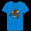 Ladies’  Junior Fine Jersey V-Neck Longer Length T-Shirt Thumbnail