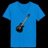 Ladies’  Junior Fine Jersey V-Neck Longer Length T-Shirt Thumbnail