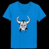 Ladies’  Junior Fine Jersey V-Neck Longer Length T-Shirt Thumbnail