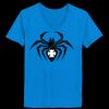 Ladies’  Junior Fine Jersey V-Neck Longer Length T-Shirt Thumbnail